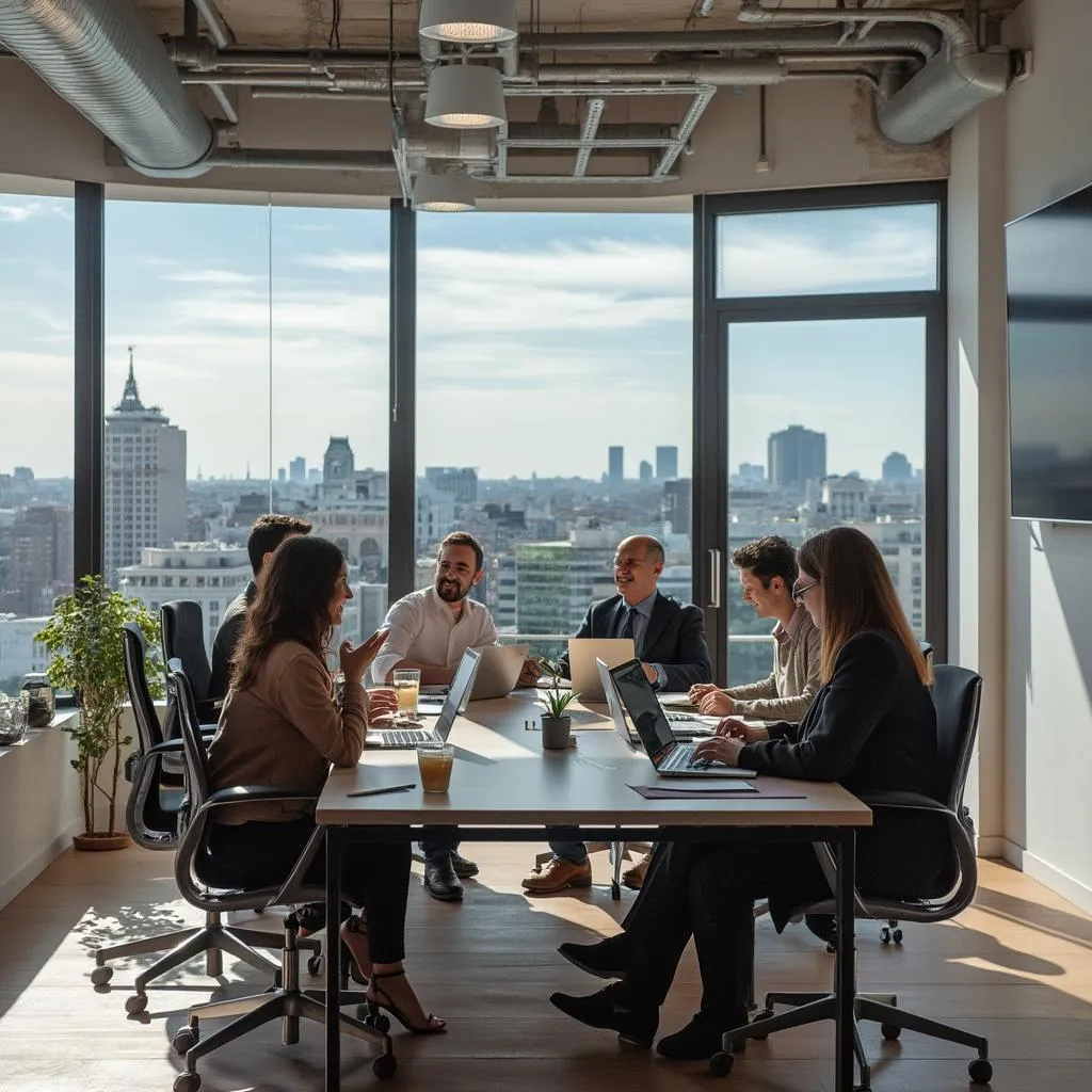 Equipo de StartupBoost en oficina de Buenos Aires