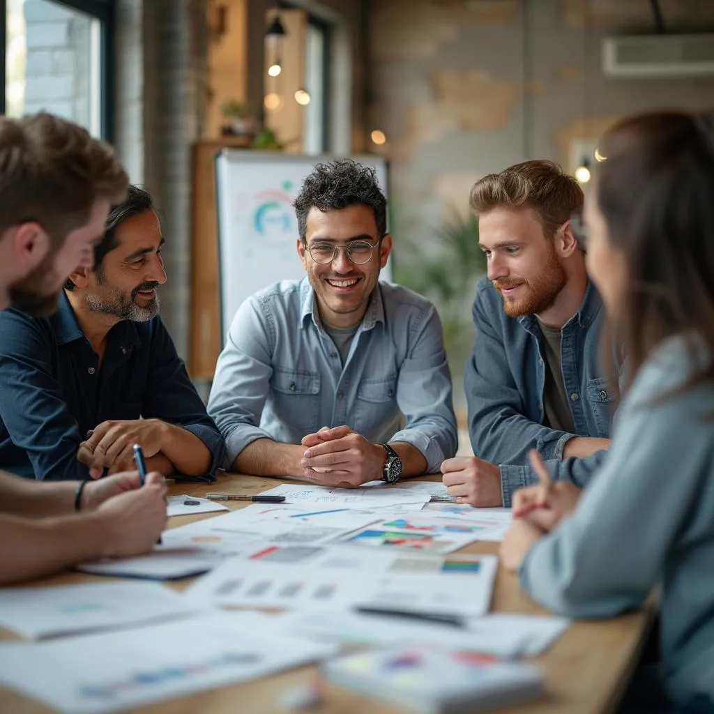 Sesión de mentoring con startup